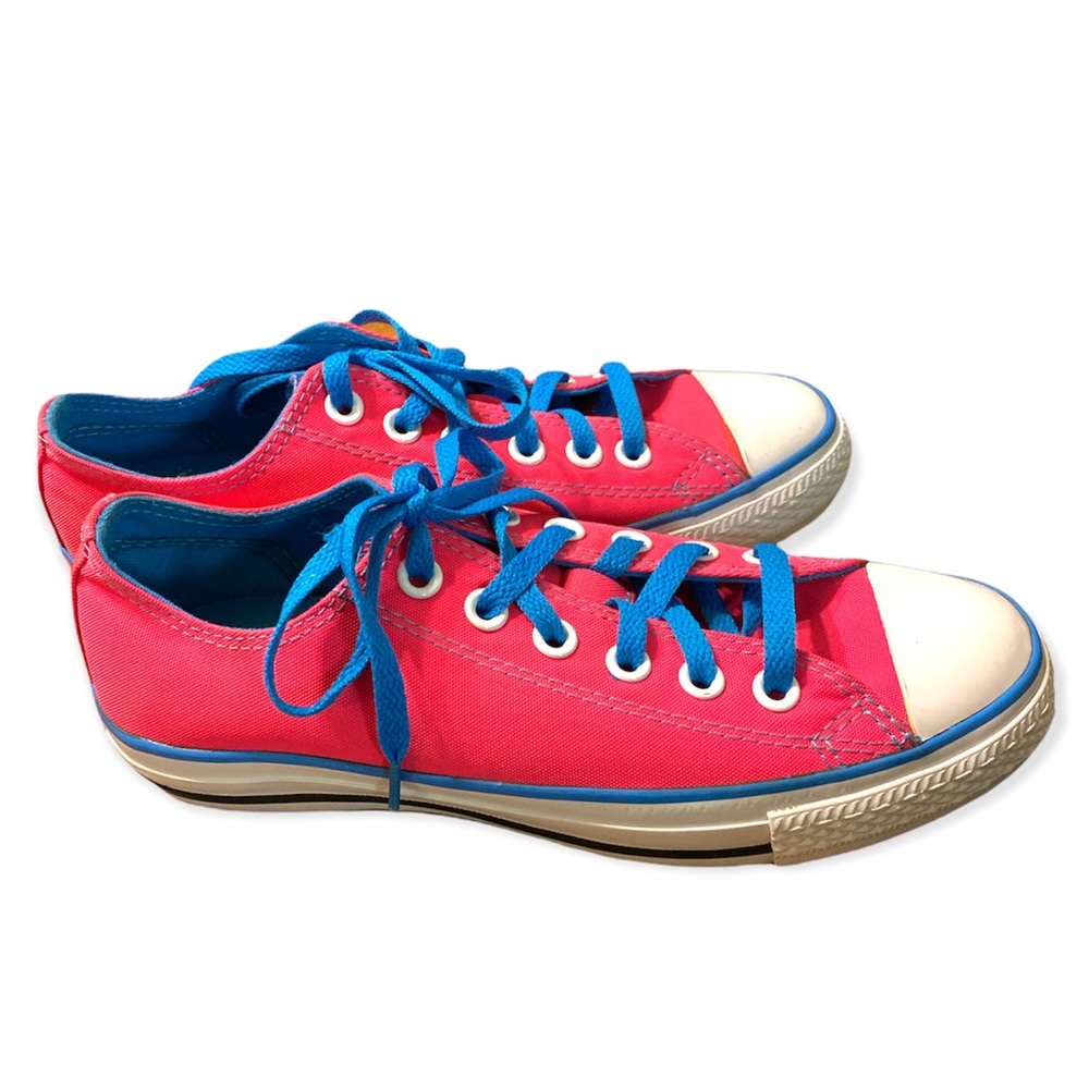 Converse All Star Double Tongue Neon Pink size 7 women’s/5 Men’s